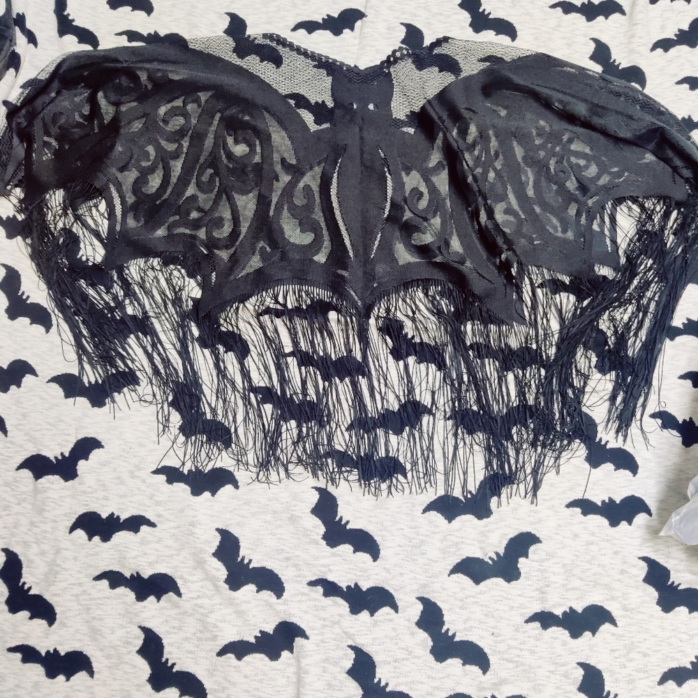 Bat sheer poncho
